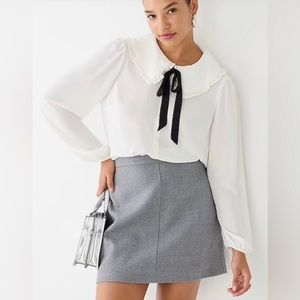 Natasha skirt in double-serge wool NWT Size 14
